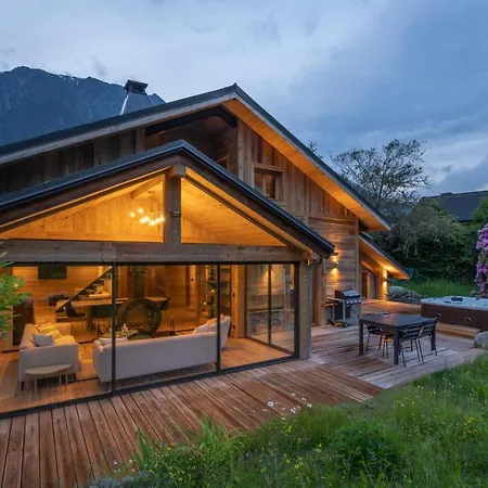Eden Spacieux Vues Jacuzzi Cheminee Bbq Chalet *